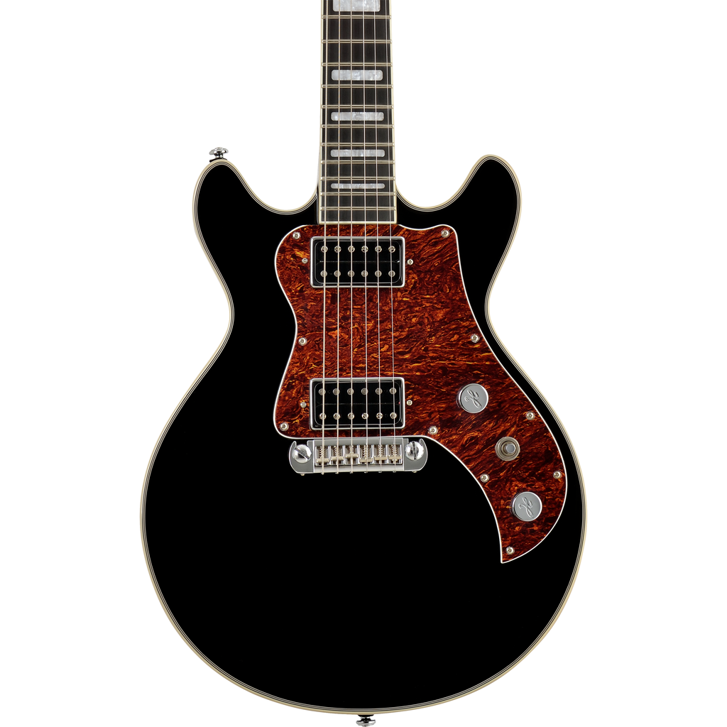 Hagstrom Megin Electric Guitar - Black Gloss - MusicMarket