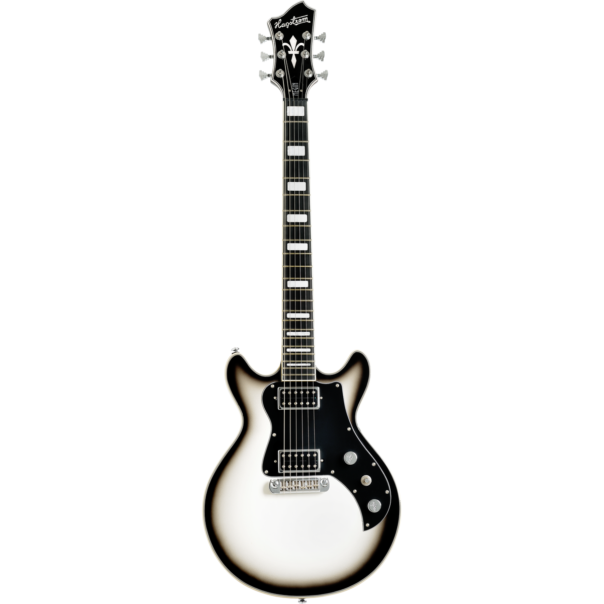 Hagstrom Megin Electric Guitar - Grey Burst - View 2 | MusicMarket