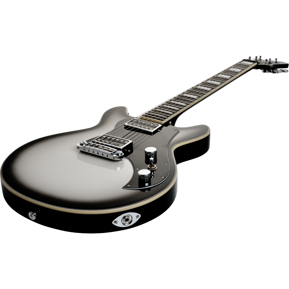 Hagstrom Megin Electric Guitar - Grey Burst - View 5 | MusicMarket