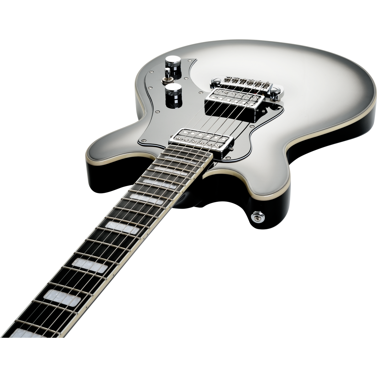 Hagstrom Megin Electric Guitar - Grey Burst - View 7 | MusicMarket
