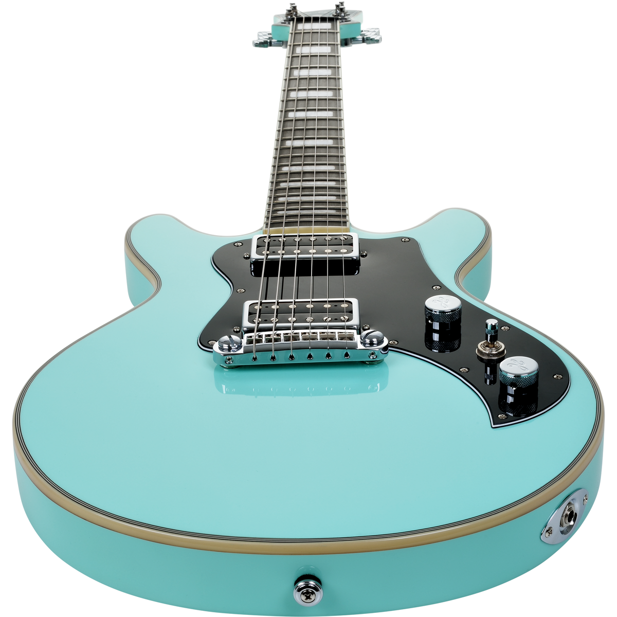 Hagstrom Megin Electric Guitar - Aged Sky Blue - View 6 | MusicMarket