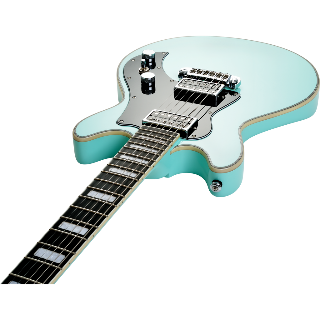 Hagstrom Megin Electric Guitar - Aged Sky Blue - View 7 | MusicMarket