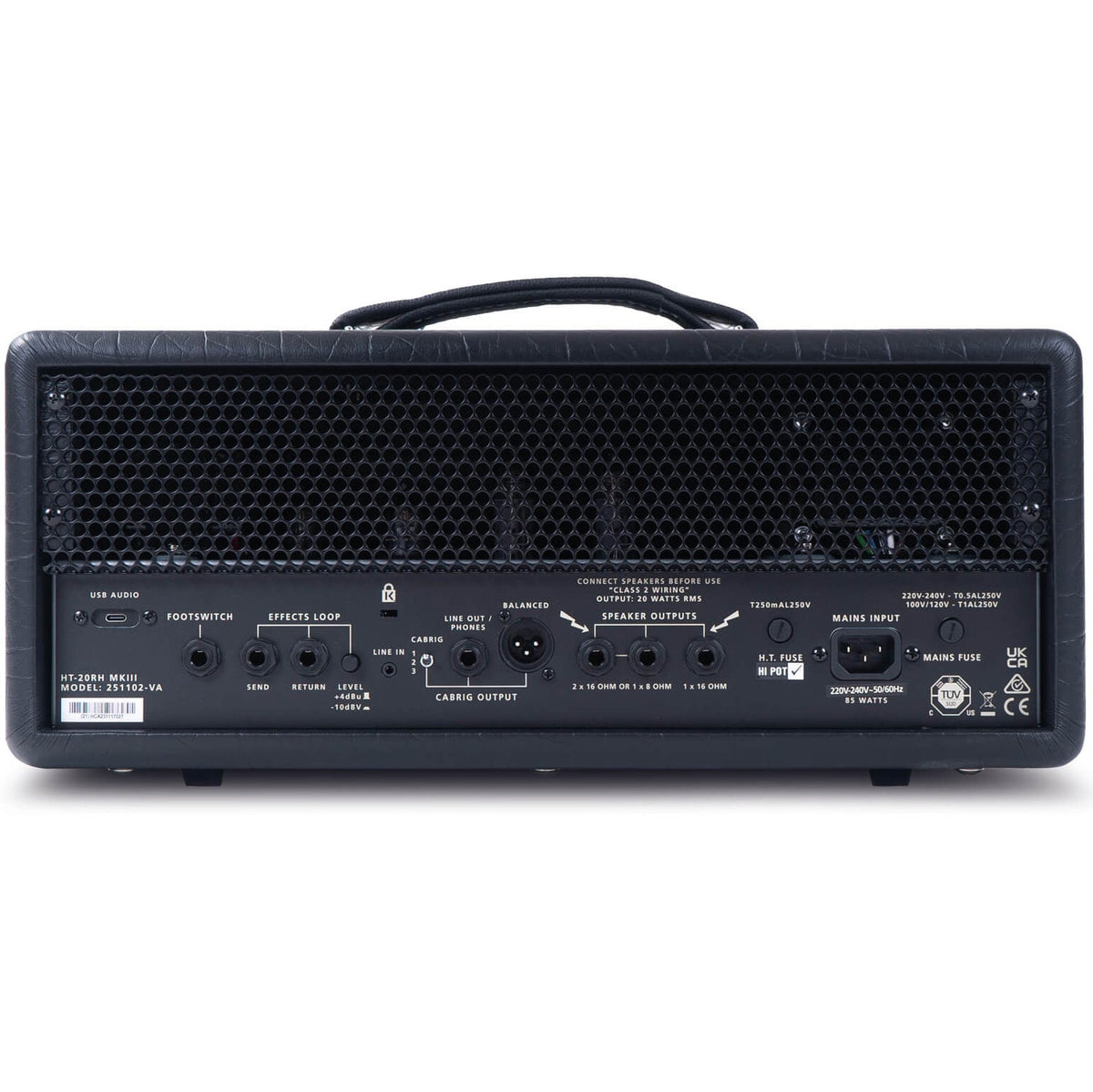 Blackstar HT-20RH MK3 20W Tube Guitar Amplifier Head - View 3 | MusicMarket