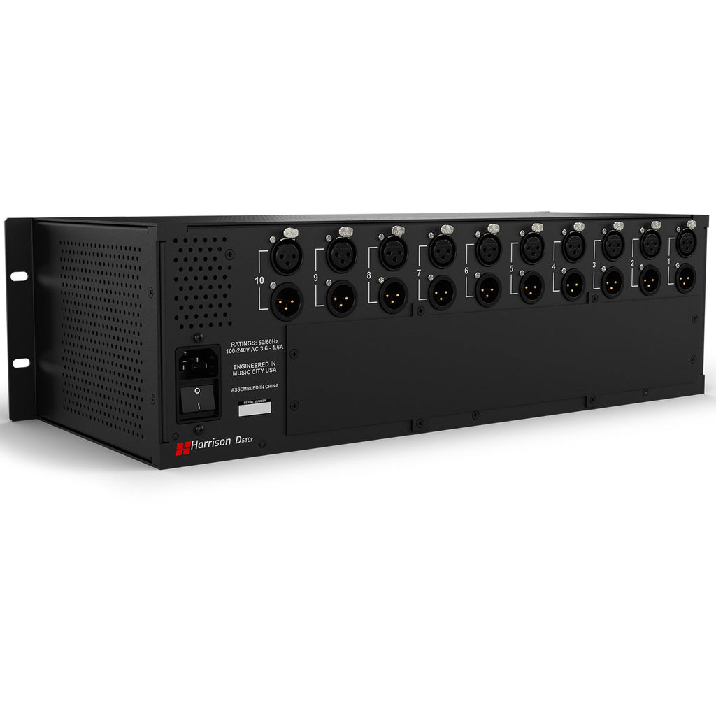 Solid State Logic Harrison D510R 10 Slot 500 Series Chassis - View 2 | MusicMarket