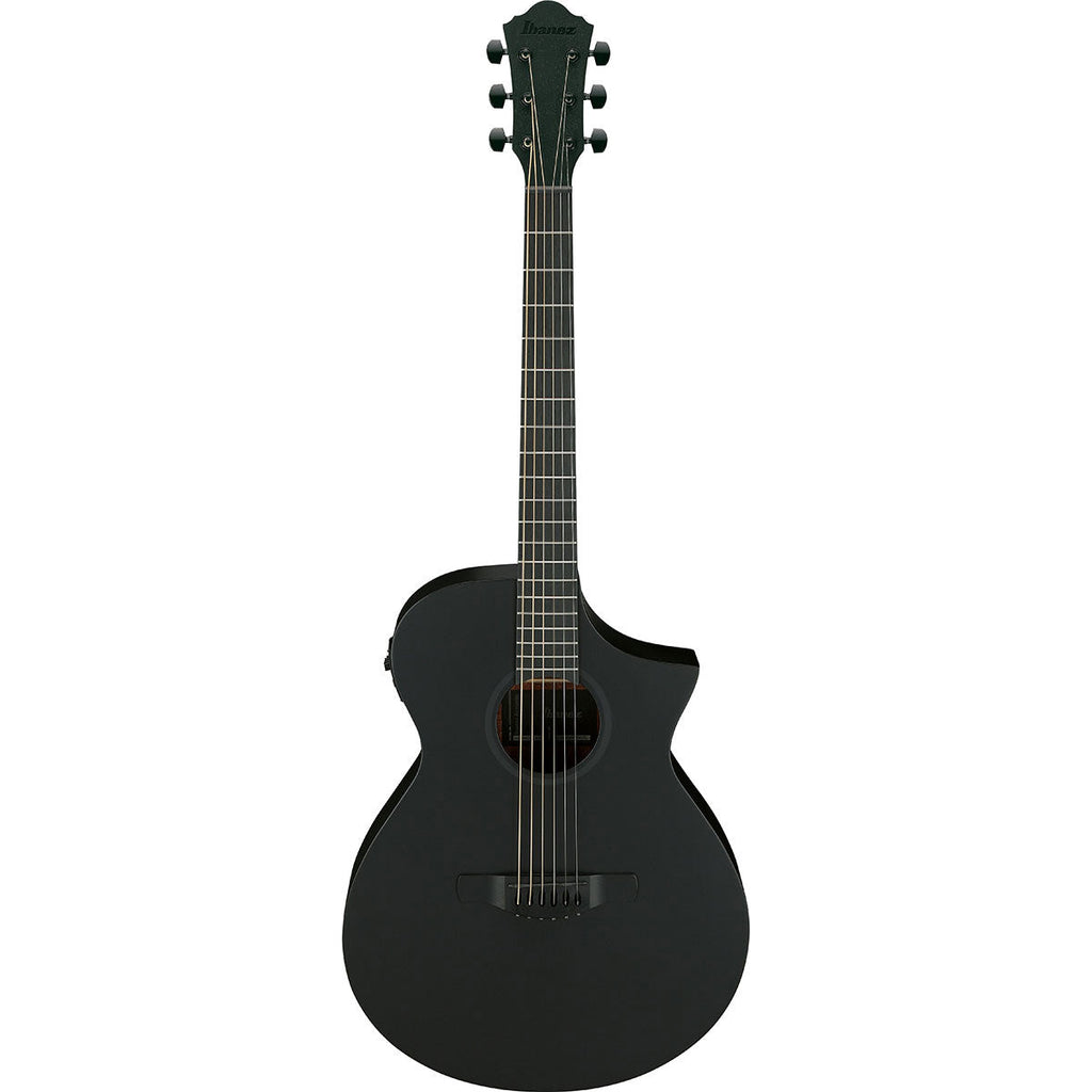 Ibanez AEWC Series Acoustic Electric Guitar, Black Out - View 3 | MusicMarket