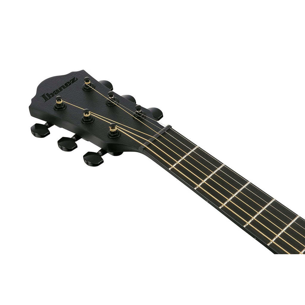 Ibanez AEWC Series Acoustic Electric Guitar, Black Out - View 5 | MusicMarket