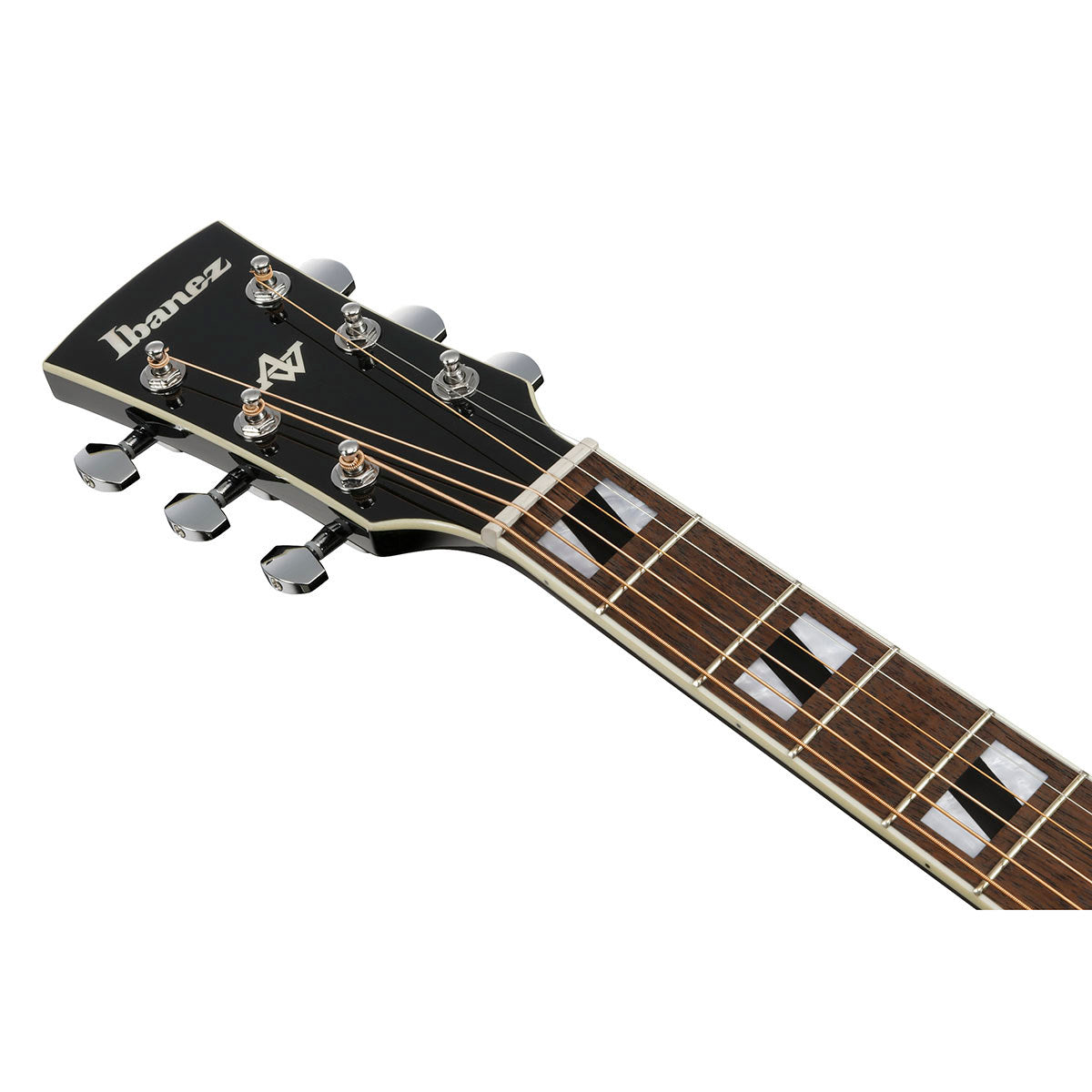 Ibanez Artwood Series Acoustic Electric Guitar, Black High Gloss - View 5 | MusicMarket
