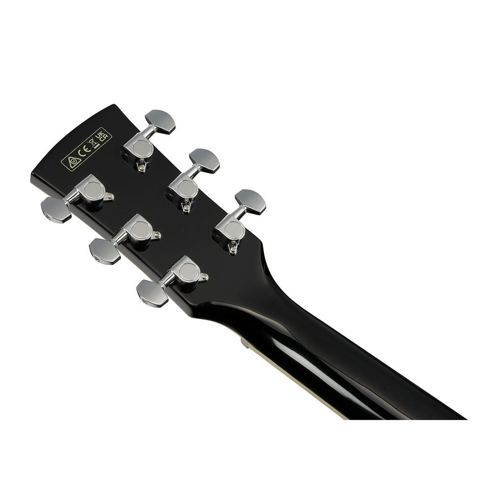 Ibanez Artwood Series Acoustic Electric Guitar, Black High Gloss - View 4 | MusicMarket