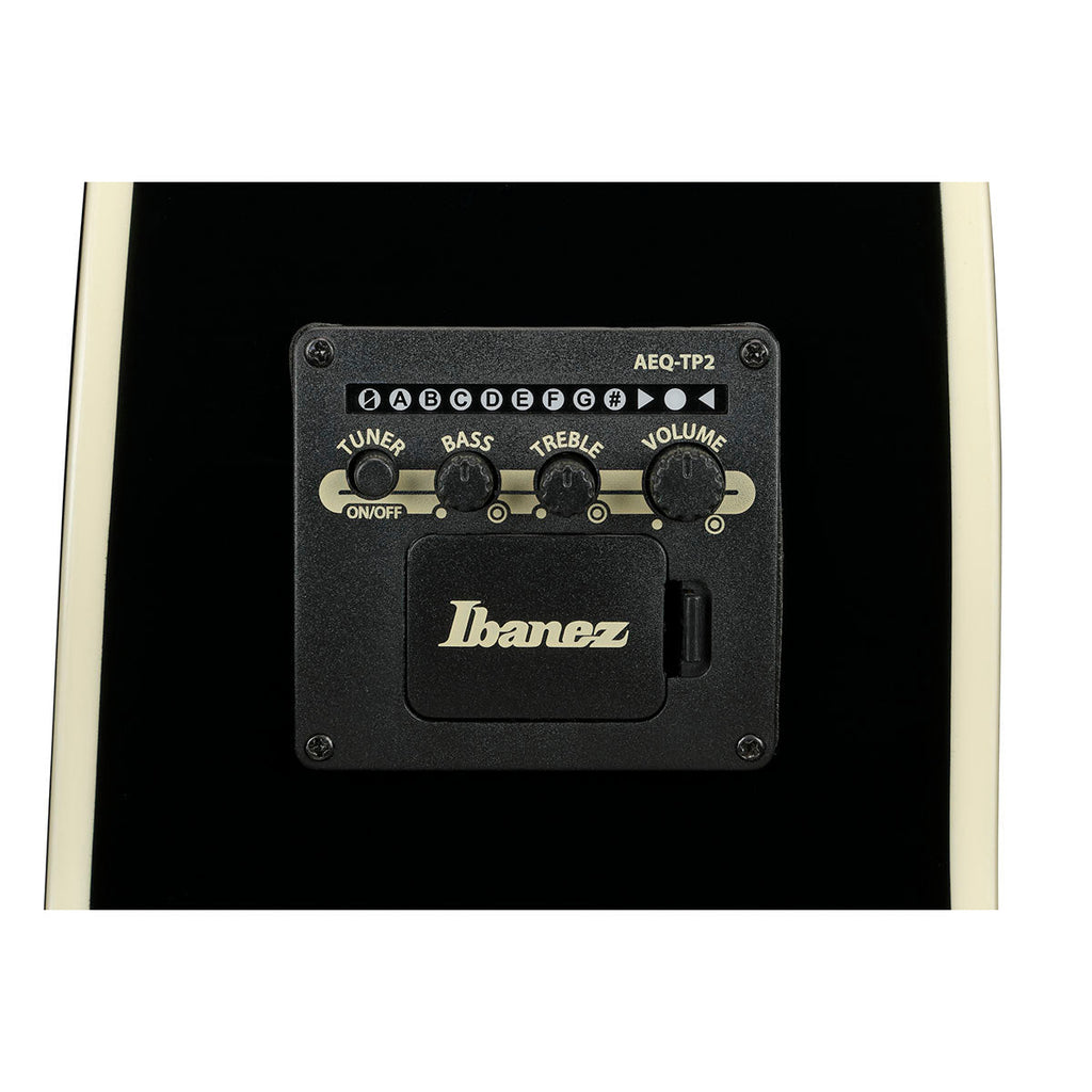 Ibanez Artwood Series Acoustic Electric Guitar, Black High Gloss - View 3 | MusicMarket