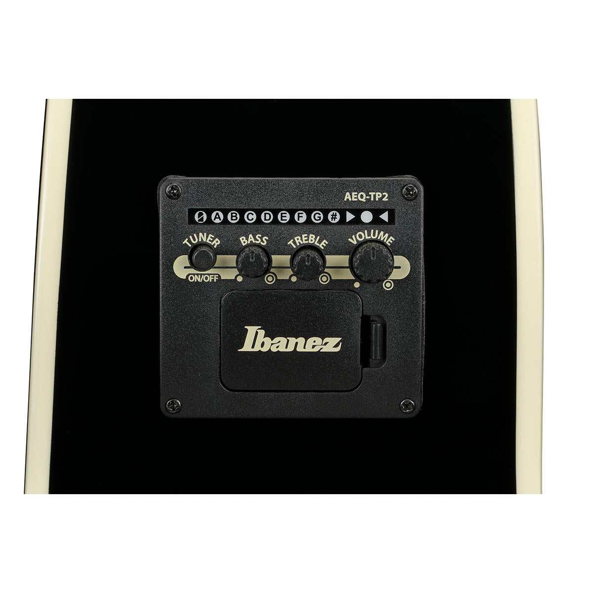 Ibanez Artwood Series Acoustic Electric Guitar, Black High Gloss - View 3 | MusicMarket