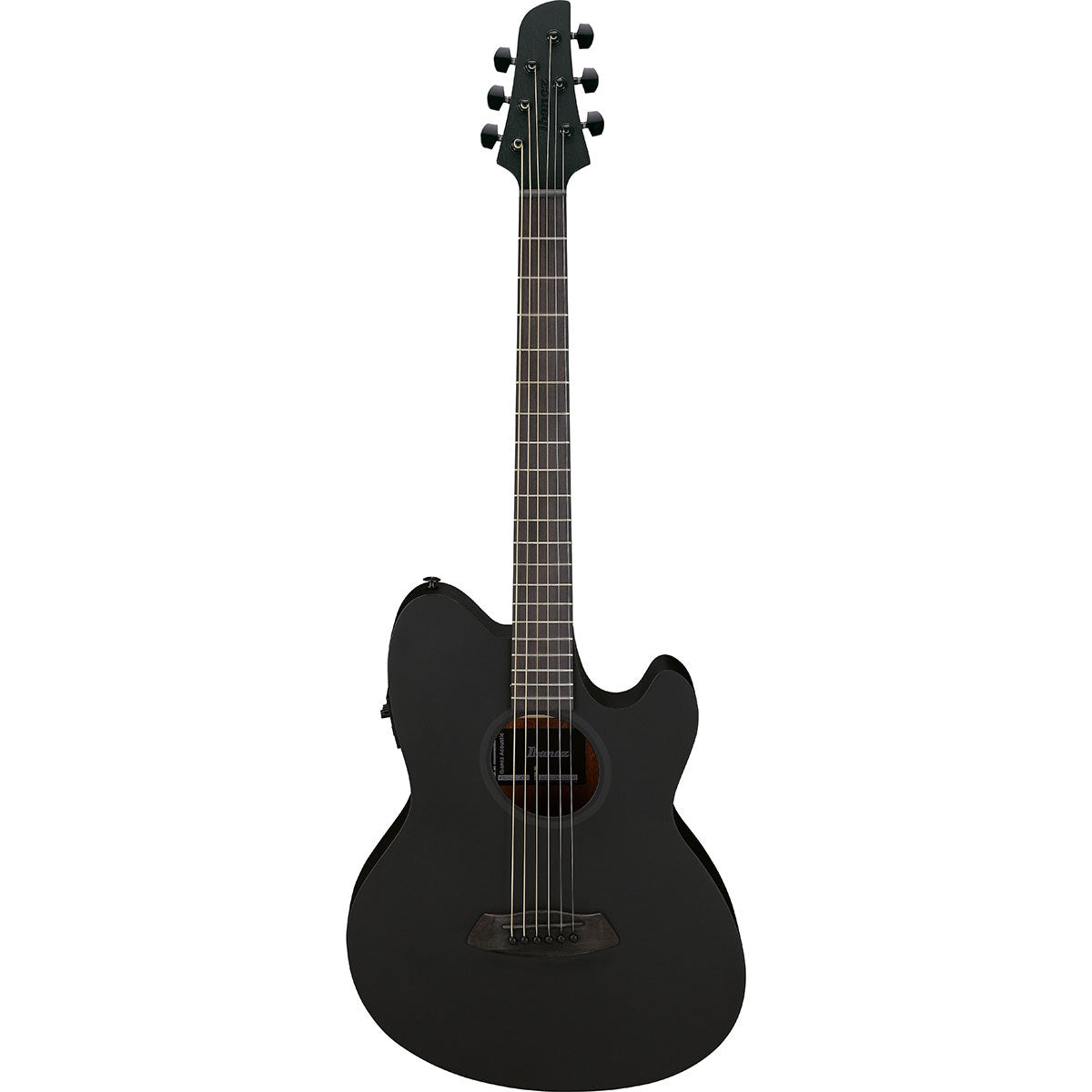 Ibanez Talman Series Acoustic Electric Guitar, Black Out - View 2 | MusicMarket