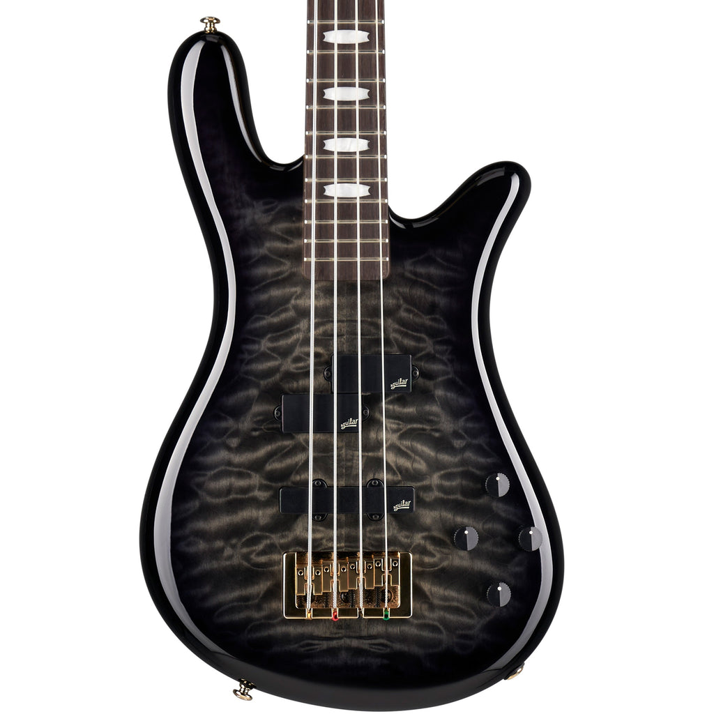 Spector Icon NS-2 Bolt-on Electric Bass - Black Stain Gloss w/ Gig Bag - MusicMarket