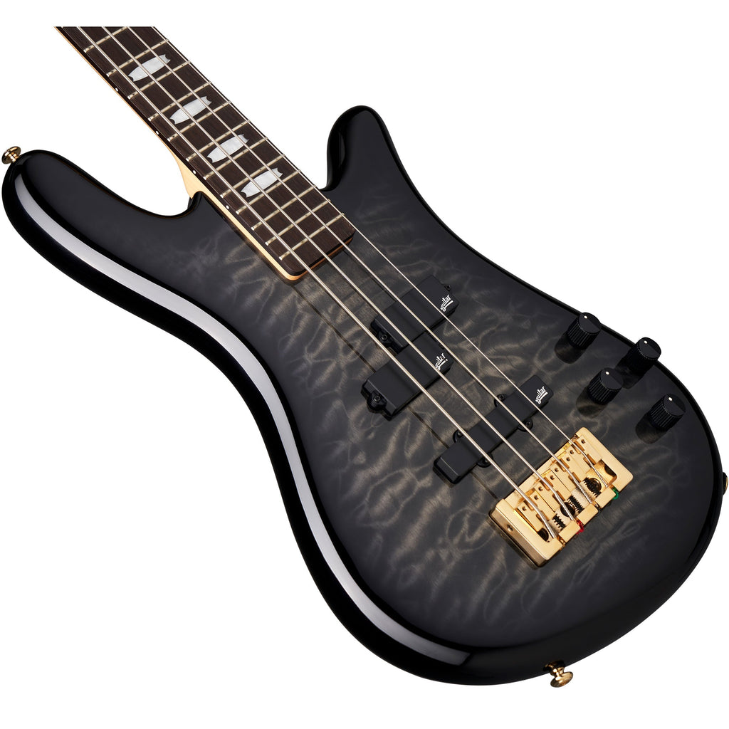 Spector Icon NS-2 Bolt-on Electric Bass - Black Stain Gloss w/ Gig Bag - View 4 | MusicMarket