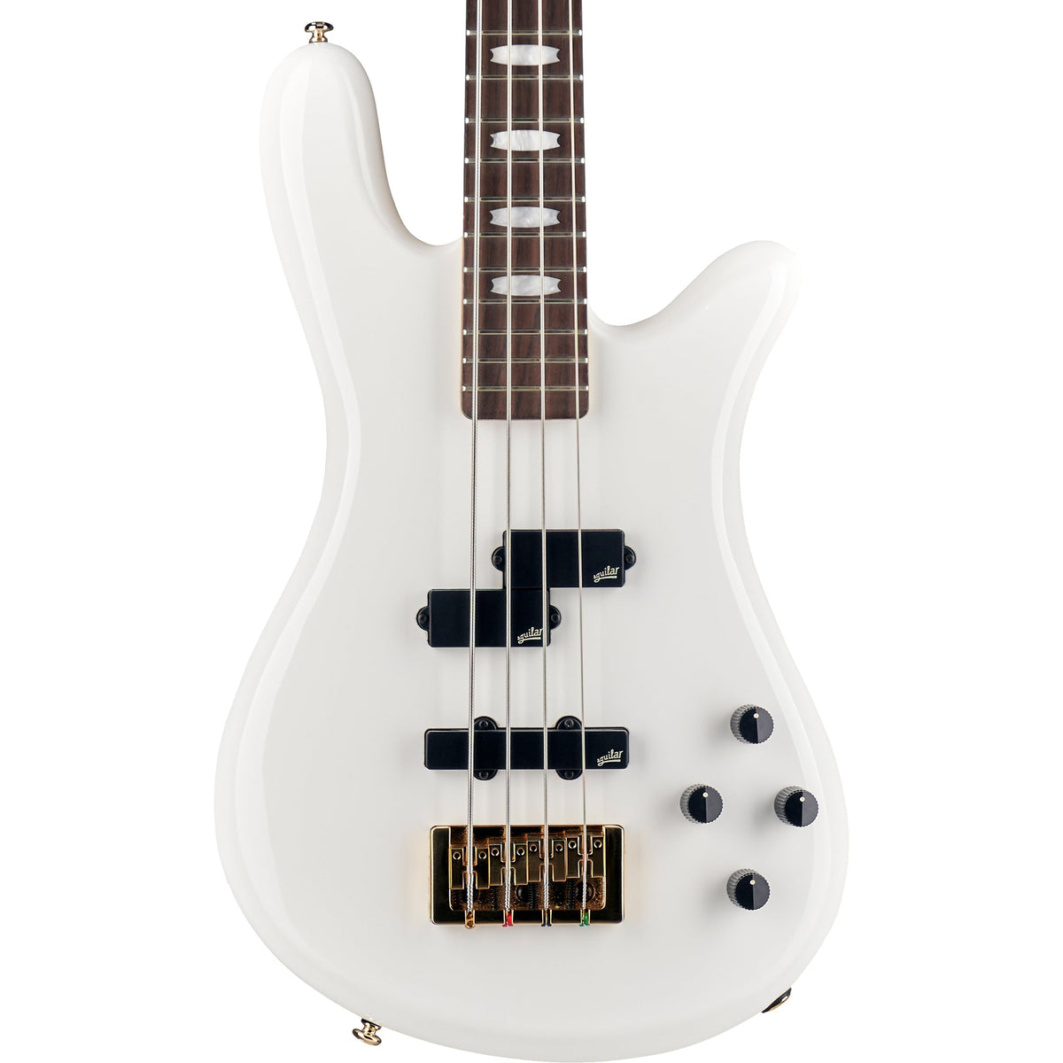 Spector Icon NS-2 Bolt-on Electric Bass - White Gloss w/ Gig Bag - MusicMarket