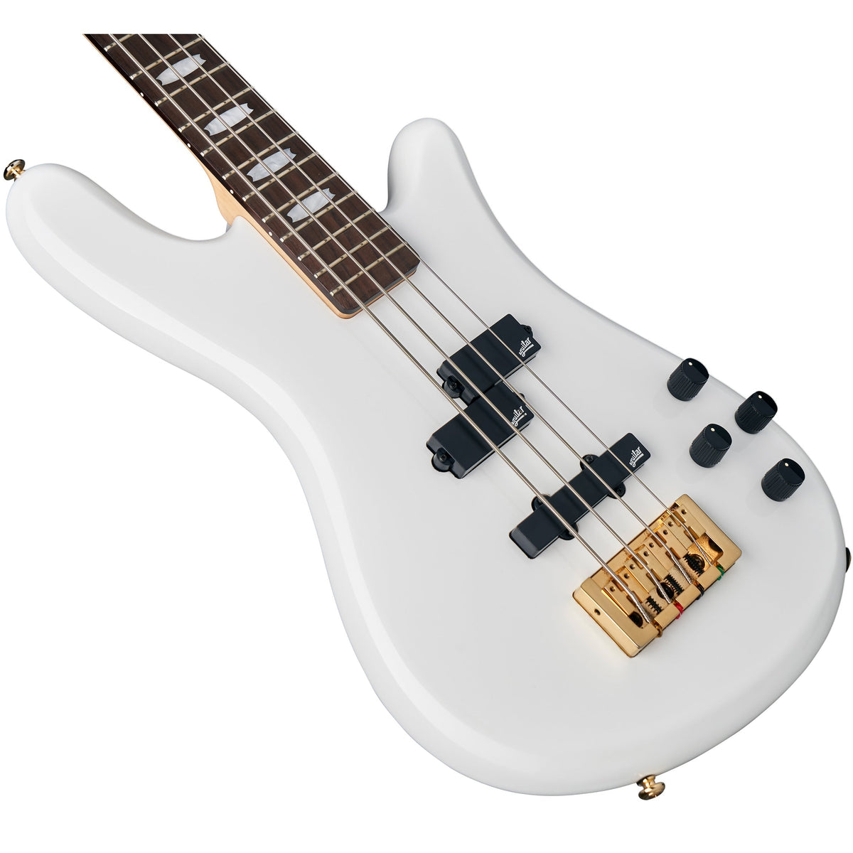 Spector Icon NS-2 Bolt-on Electric Bass - White Gloss w/ Gig Bag - View 4 | MusicMarket