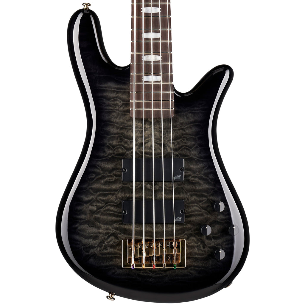 Spector Icon NS-5 Bolt-on Electric Bass - Black Stain Gloss w/ Gig Bag - MusicMarket