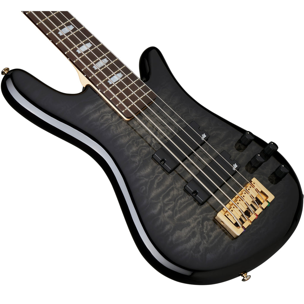 Spector Icon NS-5 Bolt-on Electric Bass - Black Stain Gloss w/ Gig Bag - View 4 | MusicMarket