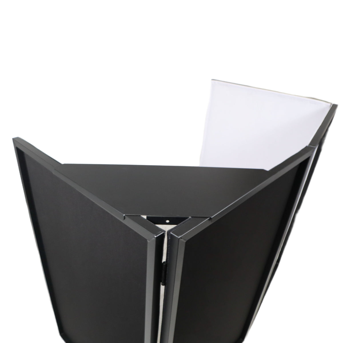 ProX XF-4X3048BMK3 4 Panel DJ Facade Black Panels - 4 Black & 4 White Scrims - View 3 | MusicMarket