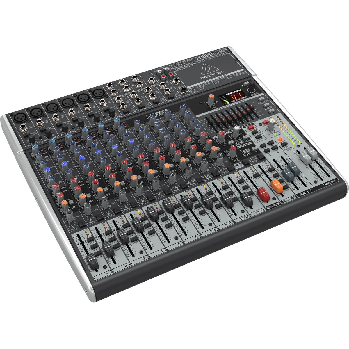 Behringer Xenyx X1832USB Premium 18-Input 3/2-Bus Mixer & USB Audio Interface - View 6 | MusicMarket
