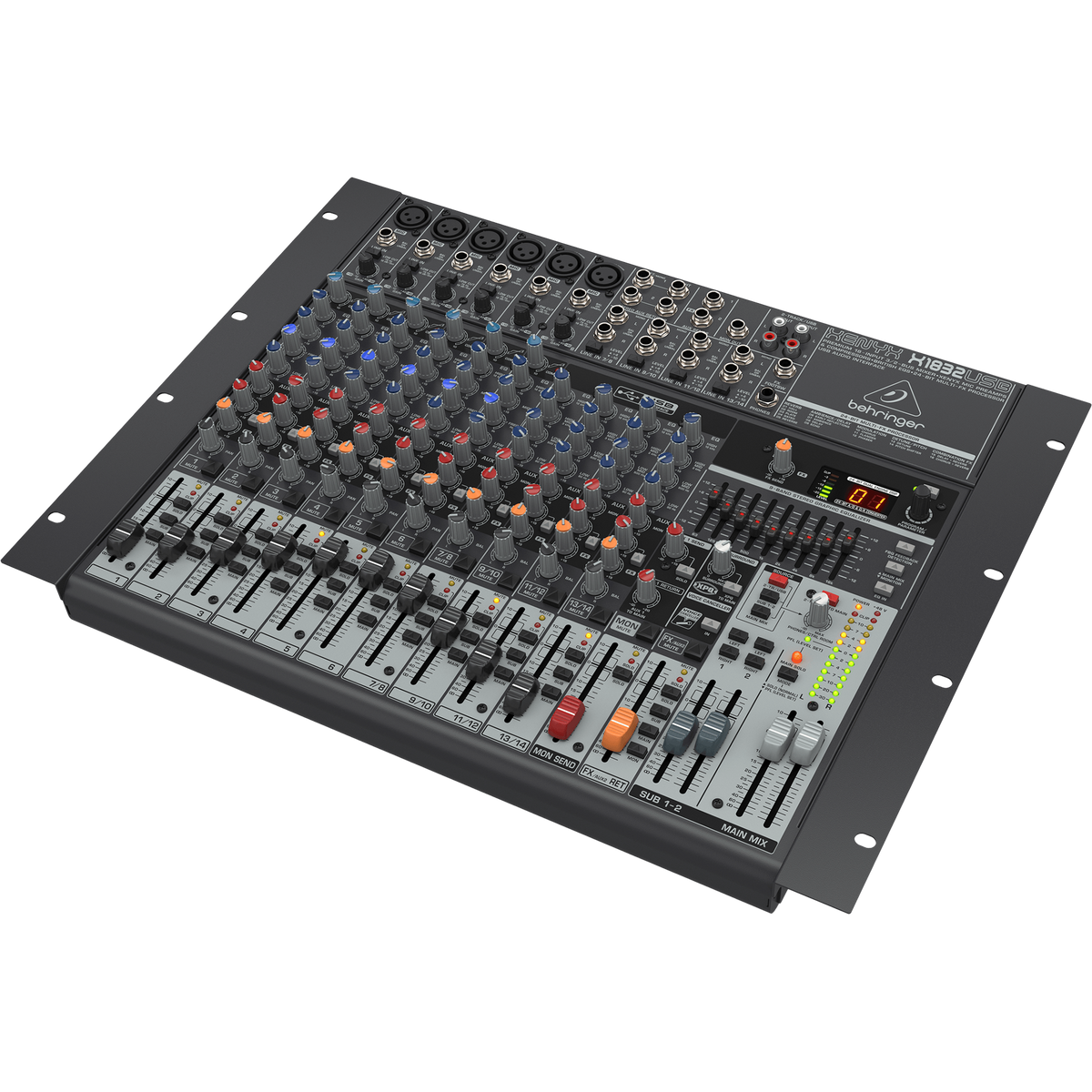 Behringer Xenyx X1832USB Premium 18-Input 3/2-Bus Mixer & USB Audio Interface - View 5 | MusicMarket