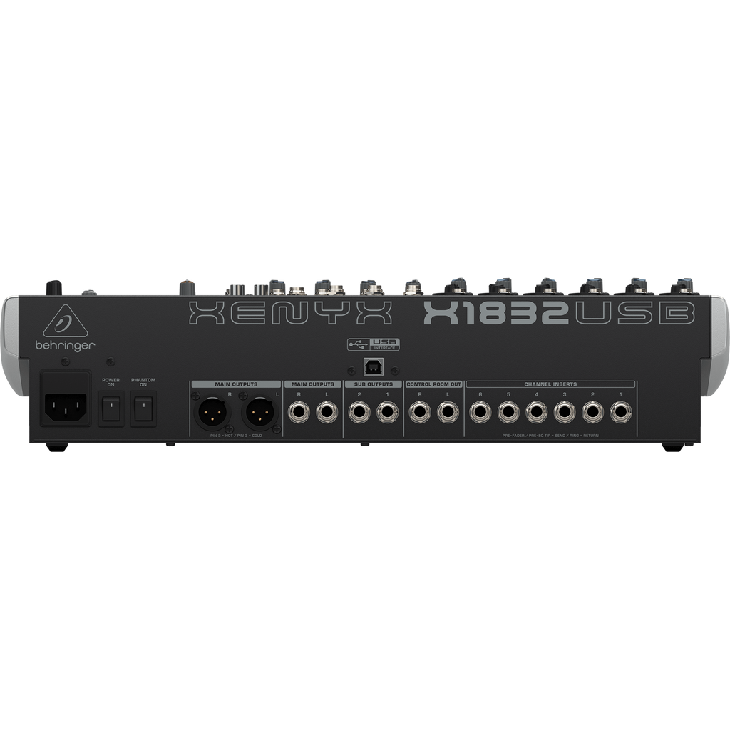 Behringer Xenyx X1832USB Premium 18-Input 3/2-Bus Mixer & USB Audio Interface - View 4 | MusicMarket