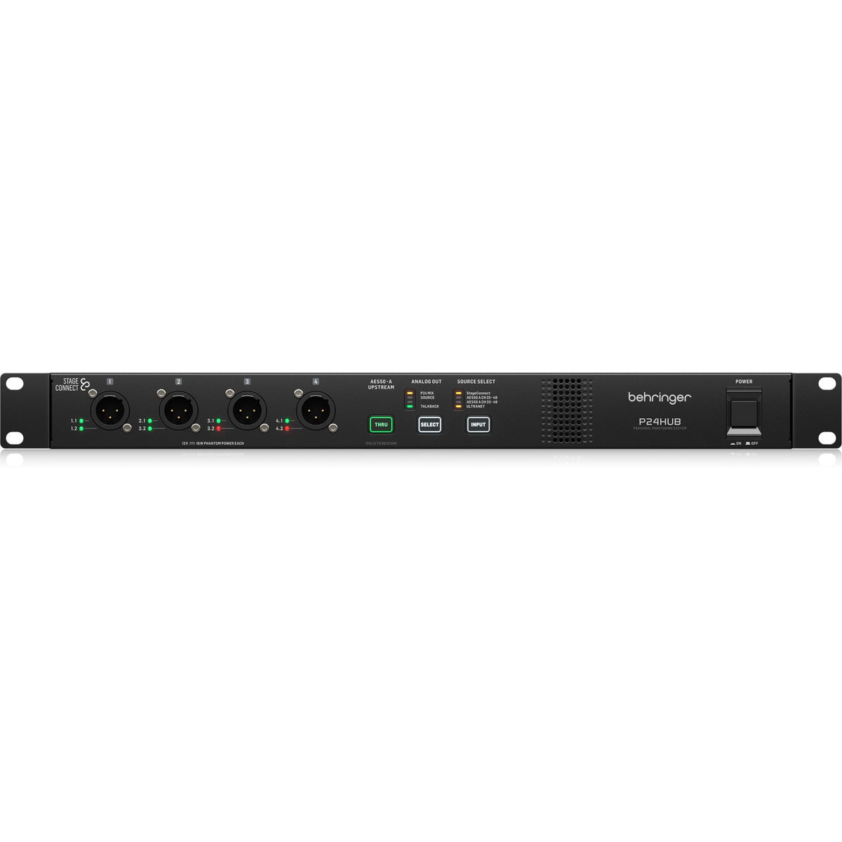 Behringer P24HUB StageConnect Hub with Bus Powering for Personal Monitor Mixers - MusicMarket