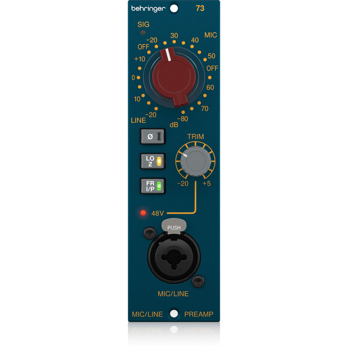 BEHRINGER 73 - 500 Series Legendary Microphone Preamplifier - MusicMarket