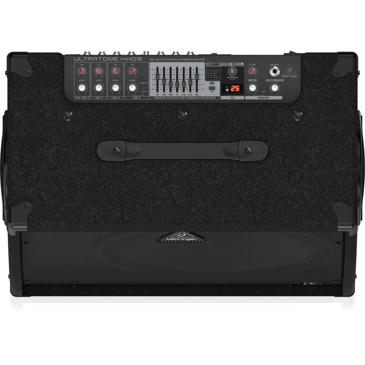 Behringer Ultratone KXD15 600W 15" Keyboard Amp - View 4 | MusicMarket