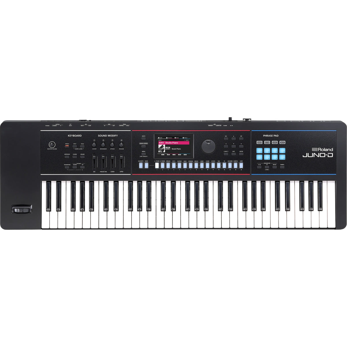 Roland Juno-D6 61 Key Keyboard Synthesizer - MusicMarket