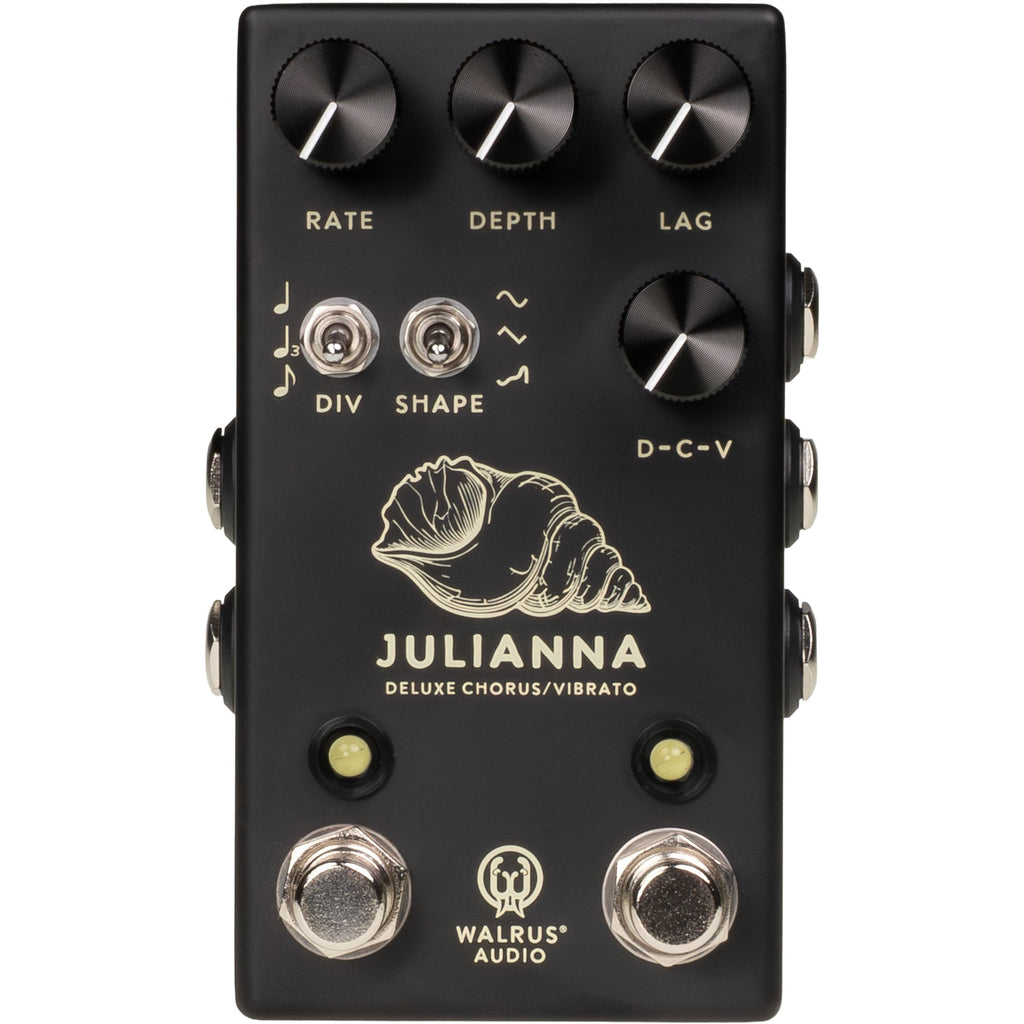 Walrus Audio Julianna Deluxe Chorus/Vibrato Pedal - Black - MusicMarket