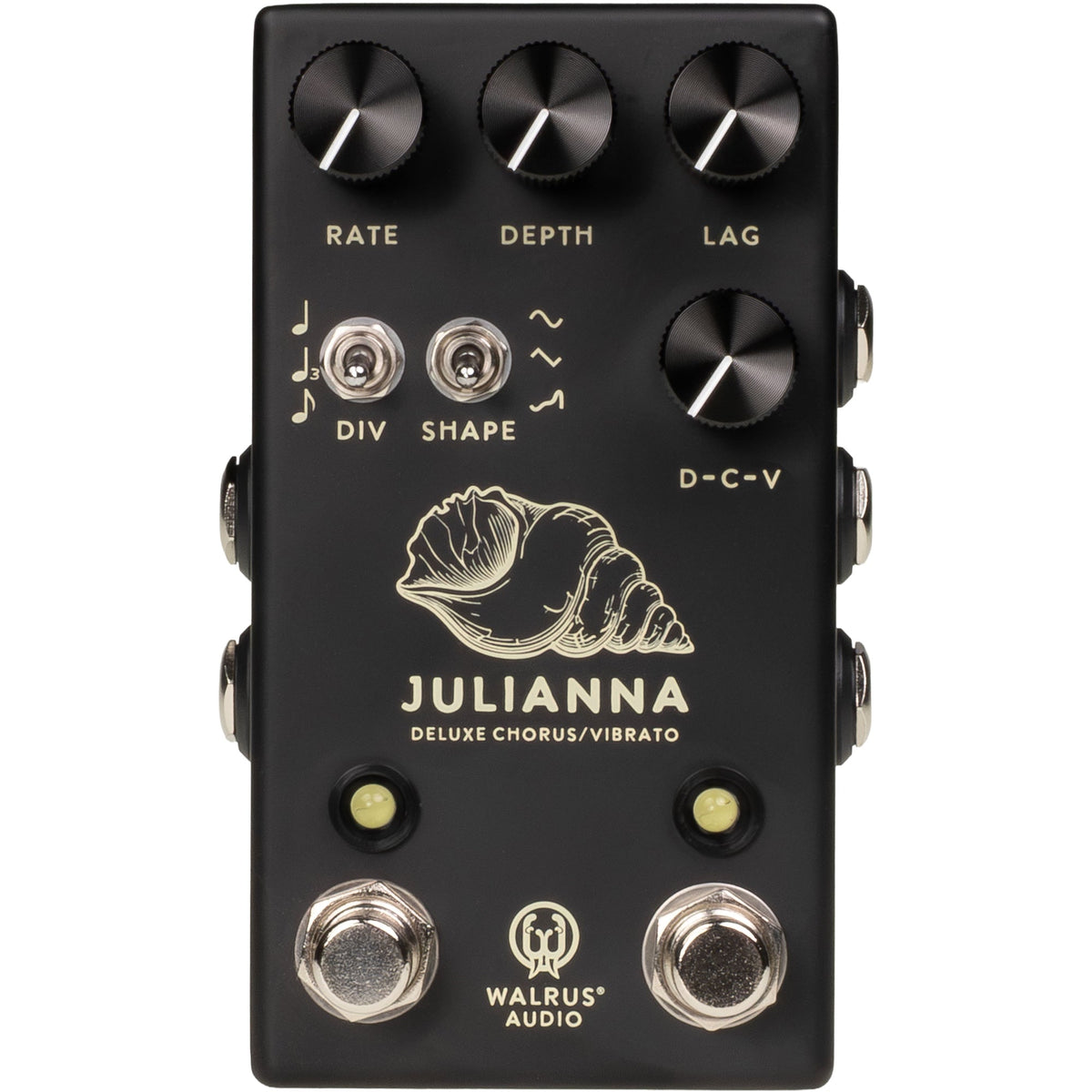 Walrus Audio Julianna Deluxe Chorus/Vibrato Pedal - Black - MusicMarket