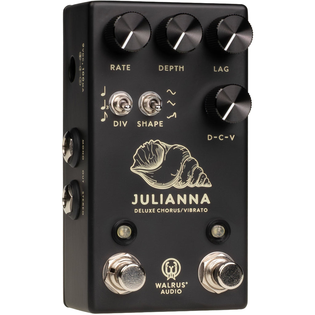 Walrus Audio Julianna Deluxe Chorus/Vibrato Pedal - Black - View 2 | MusicMarket
