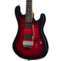 Kramer 84 HH Quilt Electric Guitar - Red Burst - MusicMarket