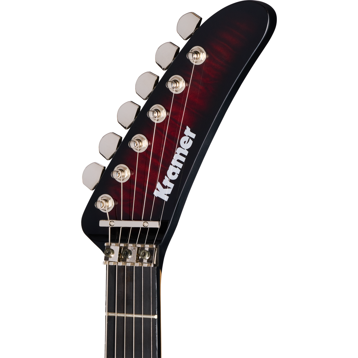 Kramer 84 HH Quilt Electric Guitar - Red Burst - View 5 | MusicMarket