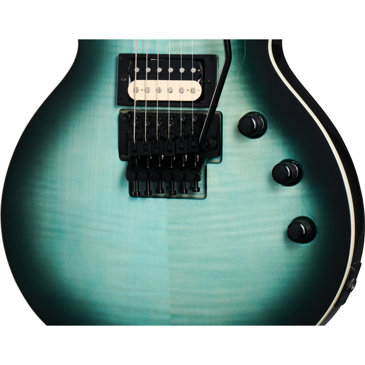 Kramer Assault Figured Electric Guitar - Caribbean Blue Perimeter - View 7 | MusicMarket