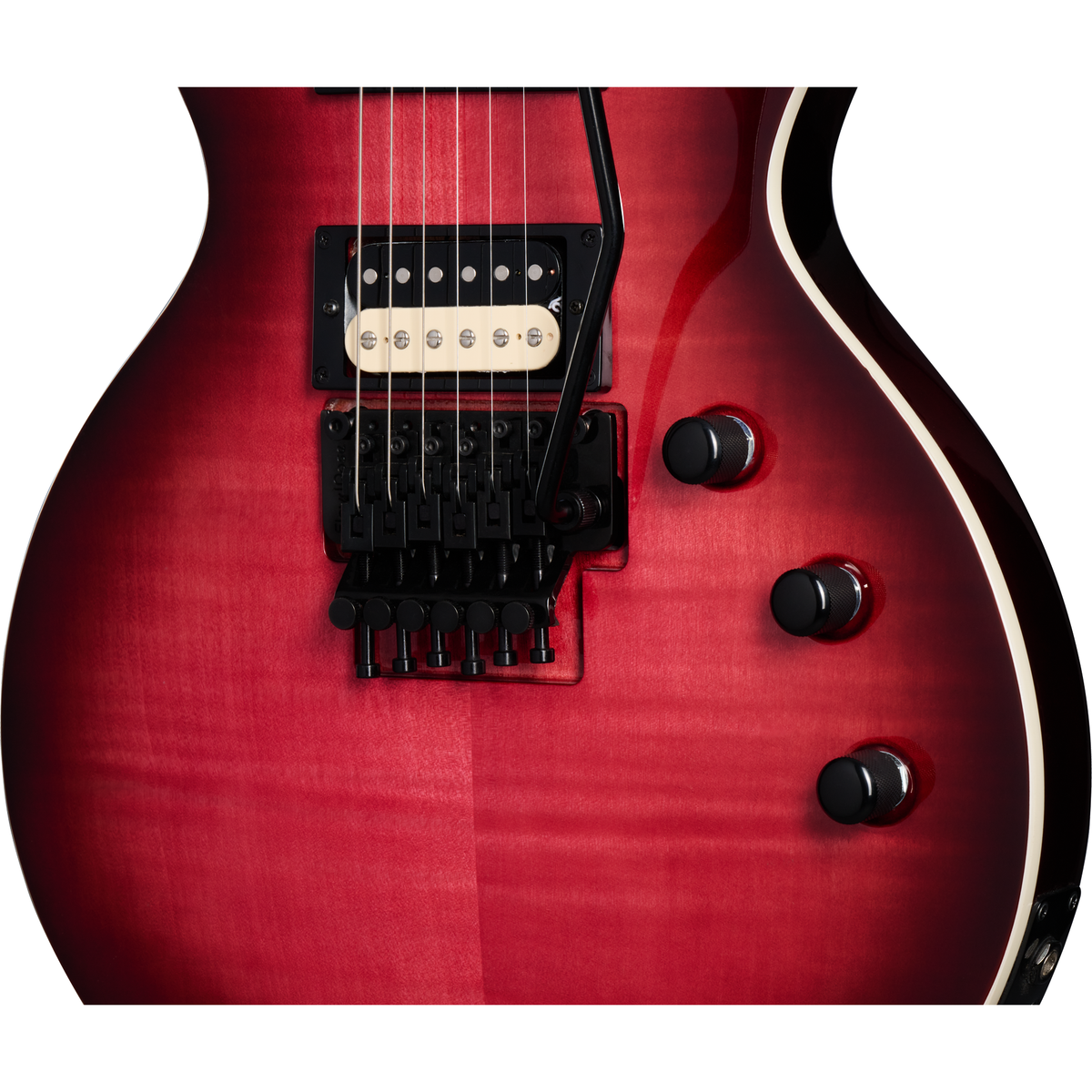 Kramer Assault Figured Electric Guitar - Magenta Perimeter - View 7 | MusicMarket