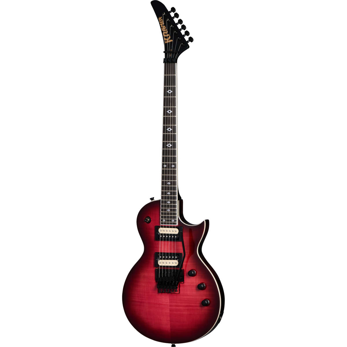 Kramer Assault Figured Electric Guitar - Magenta Perimeter - View 2 | MusicMarket