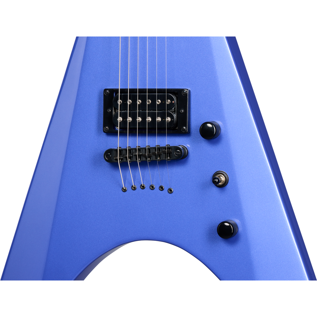 Kramer Nite-V Electric Guitar - Royal Blue Metallic - View 7 | MusicMarket