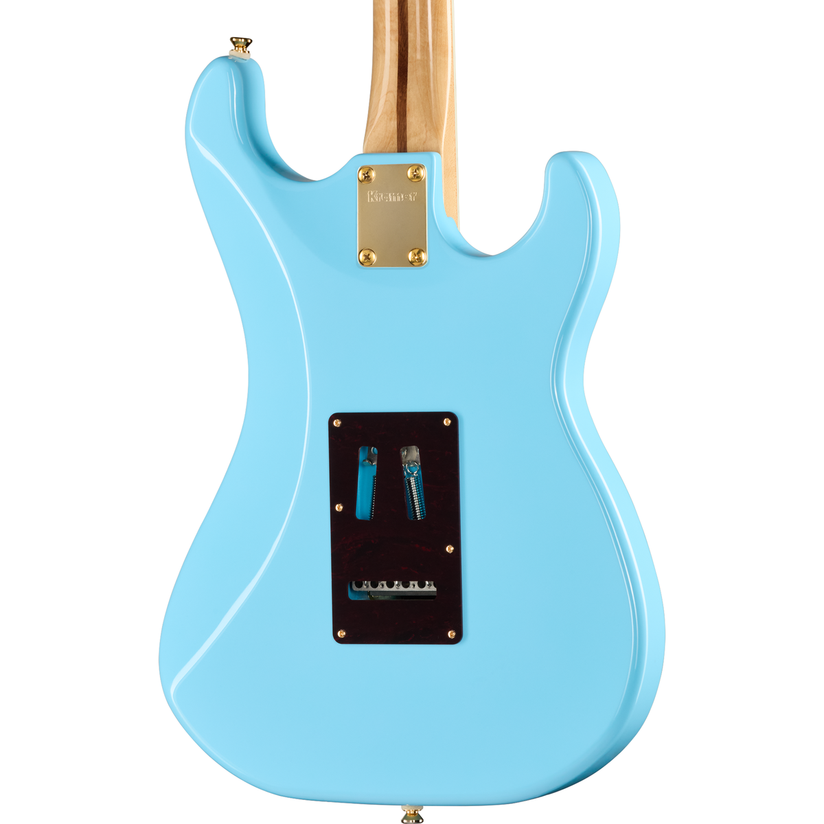 Kramer Malina Moye Pacer Deluxe Left Handed Electric Guitar - Splash Blue - View 8 | MusicMarket