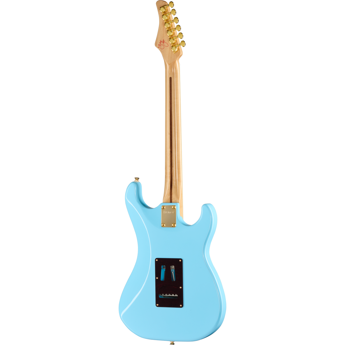 Kramer Malina Moye Pacer Deluxe Left Handed Electric Guitar - Splash Blue - View 3 | MusicMarket