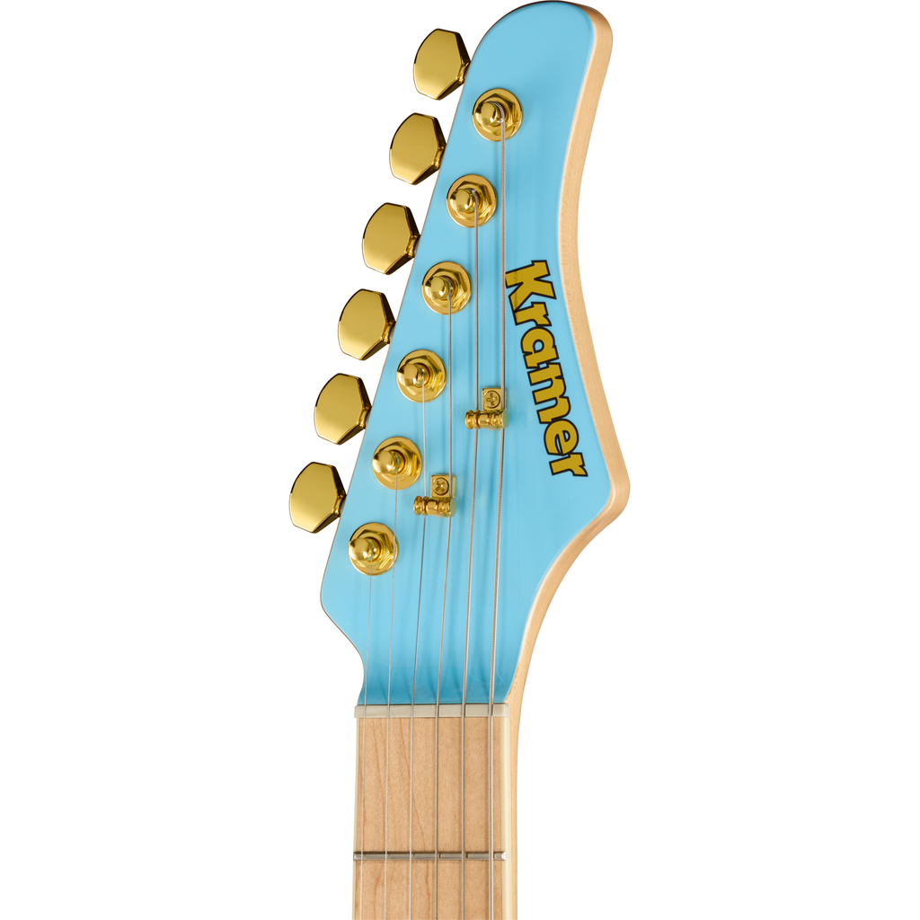 Kramer Malina Moye Pacer Deluxe Left Handed Electric Guitar - Splash Blue - View 4 | MusicMarket
