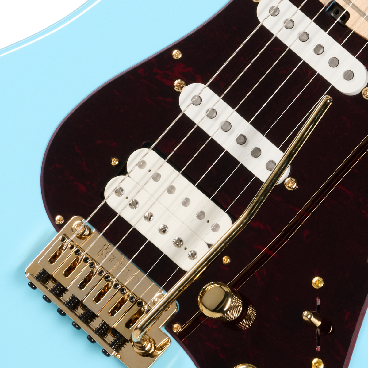 Kramer Malina Moye Pacer Deluxe Electric Guitar - Splash Blue - View 6 | MusicMarket