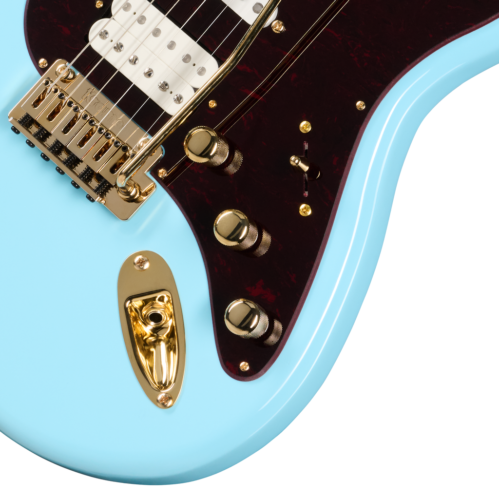 Kramer Malina Moye Pacer Deluxe Electric Guitar - Splash Blue - View 7 | MusicMarket