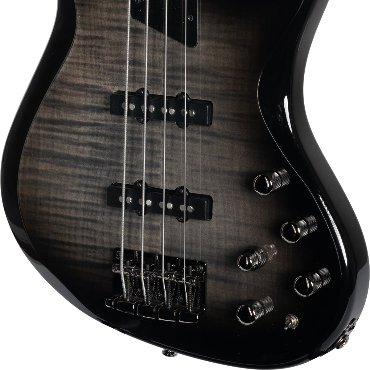 MTD Kingston Saratoga Deluxe 4-String Bass Guitar - Trans Black Burst - View 9 | MusicMarket