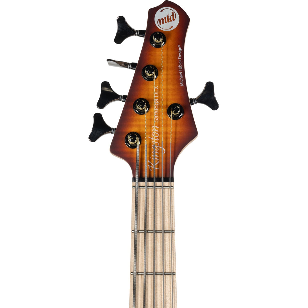 MTD Kingston Saratoga Deluxe 5 String Electric Bass - Deep Cherry Burst - View 4 | MusicMarket
