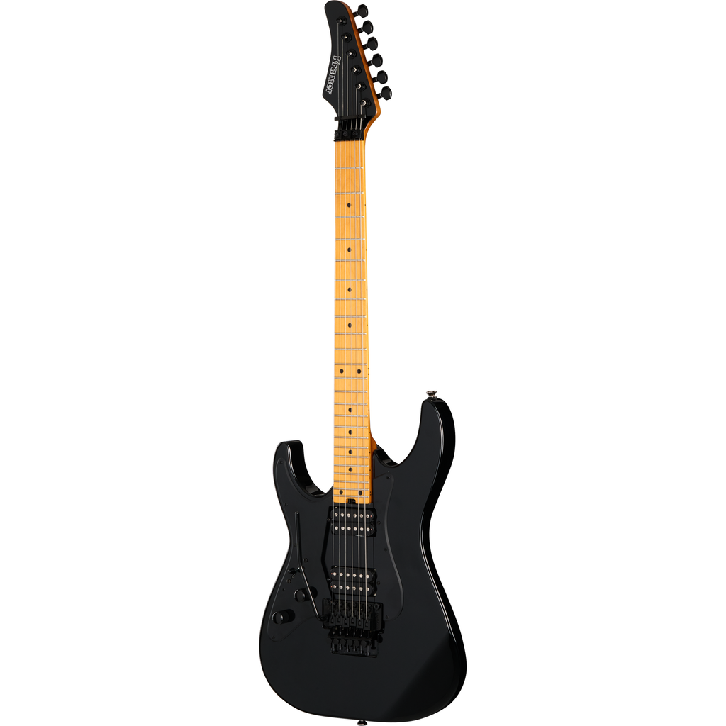 Kramer Volante HHFR Left Handed Electric Guitar - Intruder Black - View 2 | MusicMarket