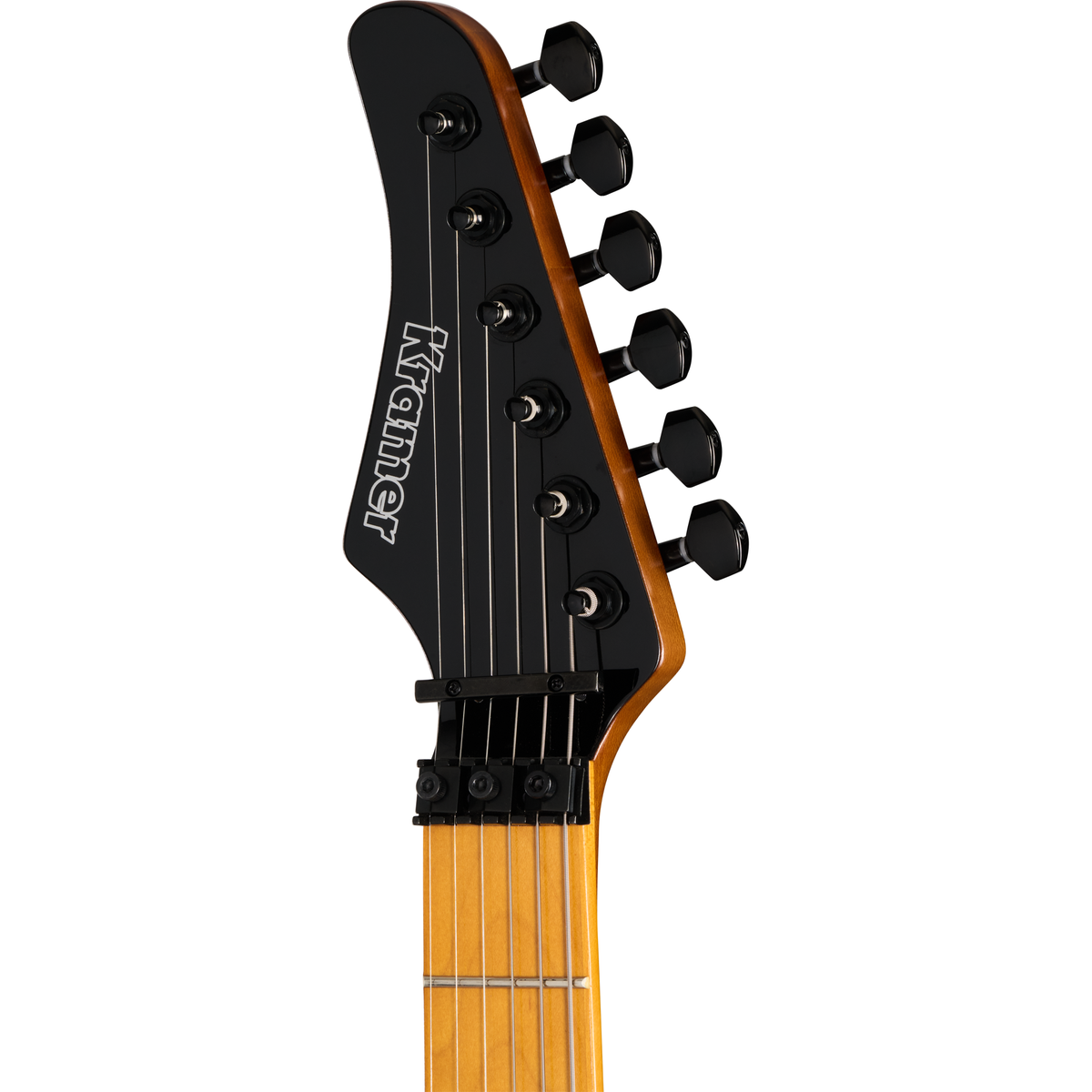 Kramer Volante HHFR Left Handed Electric Guitar - Intruder Black - View 5 | MusicMarket