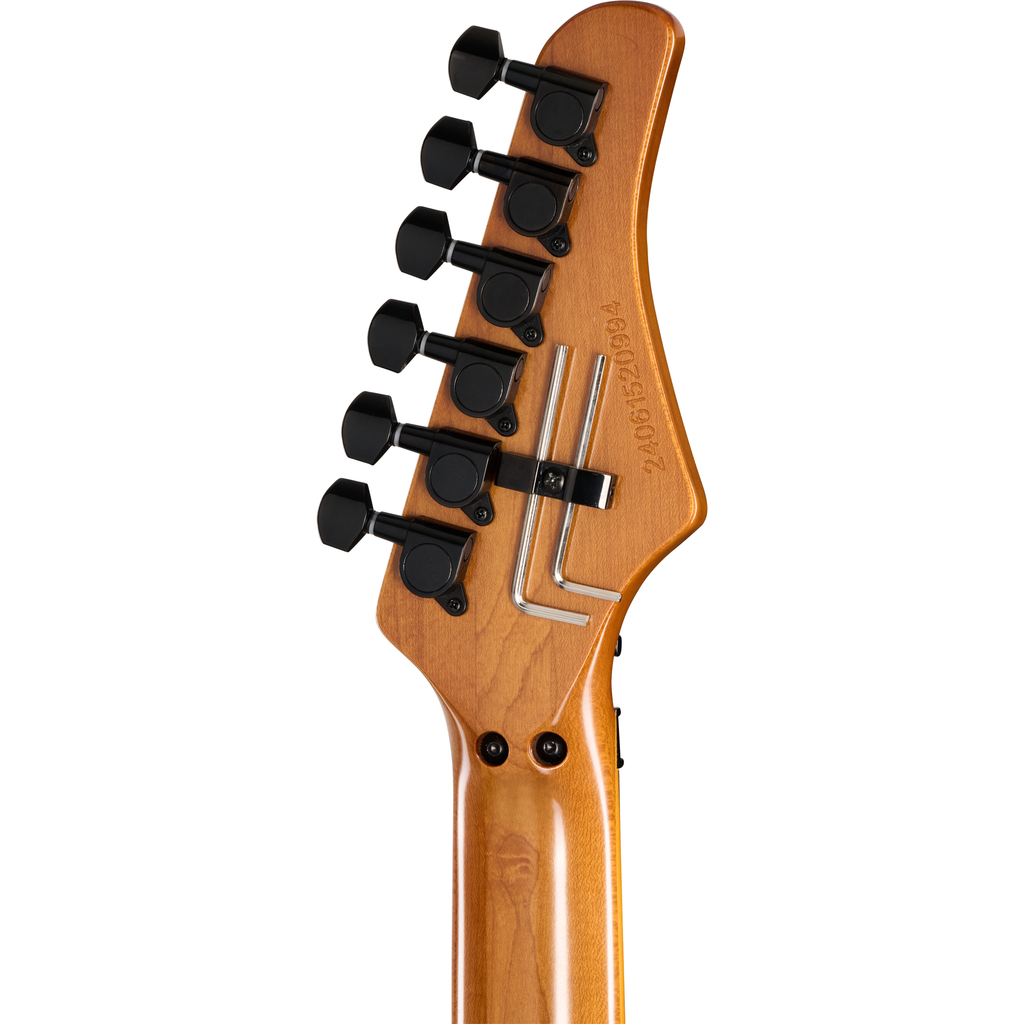 Kramer Volante HHFR Left Handed Electric Guitar - Intruder Black - View 6 | MusicMarket