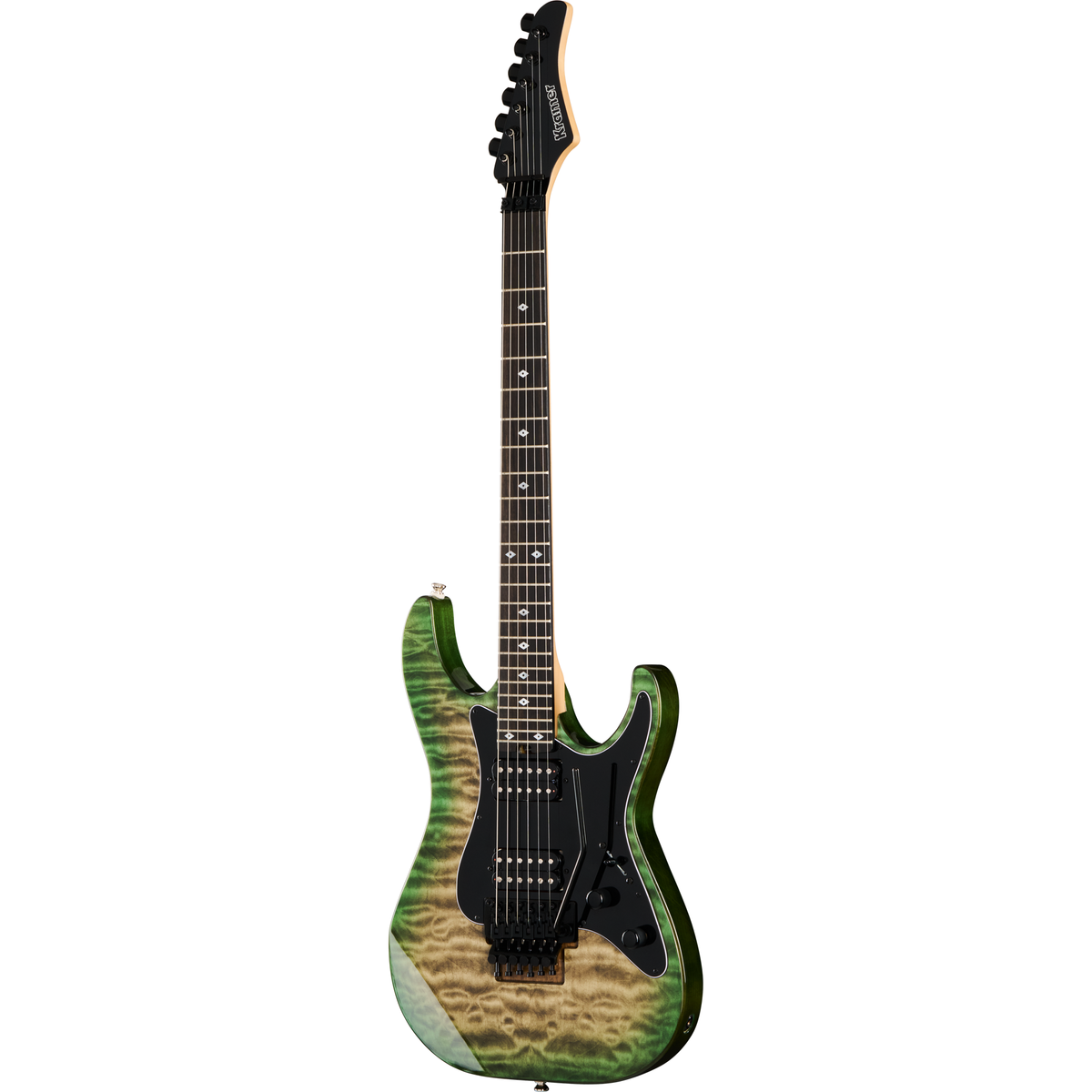 Kramer Volante Quilt HHFR Electric Guitar - Ultramarine Burst - View 2 | MusicMarket