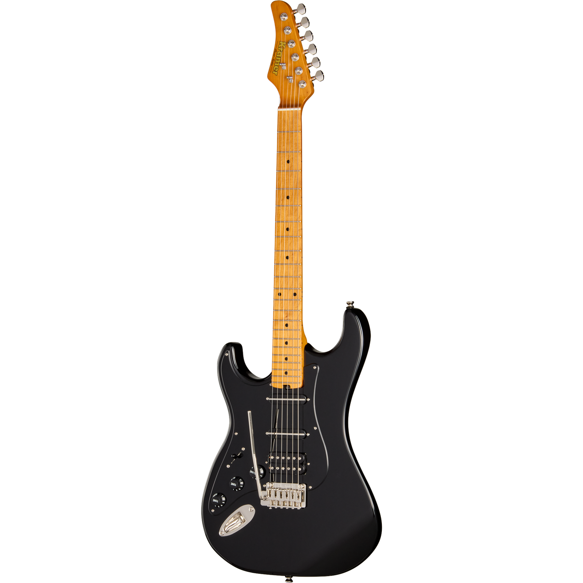 Kramer Pacer Deluxe GT Left Handed Electric Guitar - Intruder Black - View 2 | MusicMarket